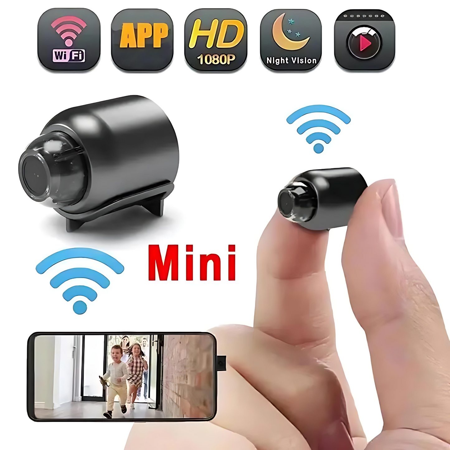 Indoor Security Camera Wireless Anti-theft Video Recording APP 1080P Support Memory Card IP Camera USB Voice X5 Camera