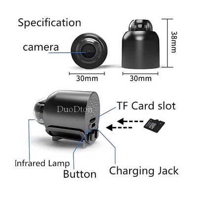 Indoor Security Camera Wireless Anti-theft Video Recording APP 1080P Support Memory Card IP Camera USB Voice X5 Camera