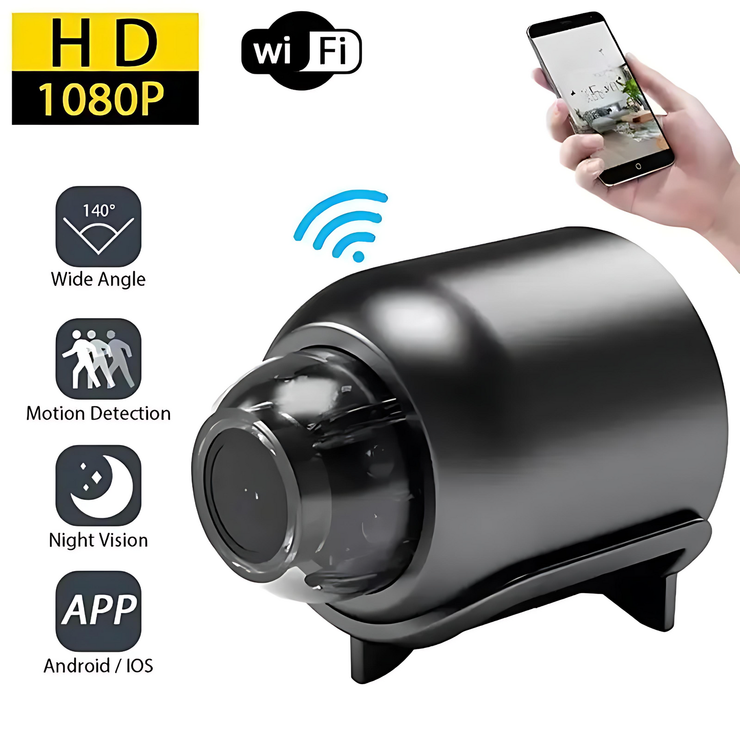 Indoor Security Camera Wireless Anti-theft Video Recording APP 1080P Support Memory Card IP Camera USB Voice X5 Camera